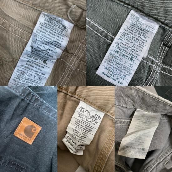 3.11(Fri) Carhartt ワークパンツMIX (W30~W40)×50着set 3.11(Fri) Carhartt ワークパンツMIX (W30~W40)×50着set