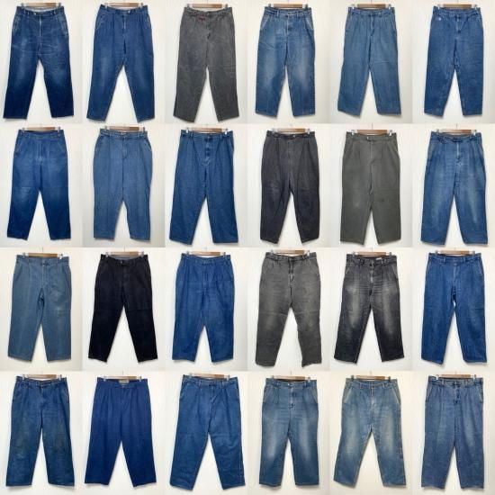 5.27(Fri) デニムタックパンツMIX (W32~W38)×24着set メンズ