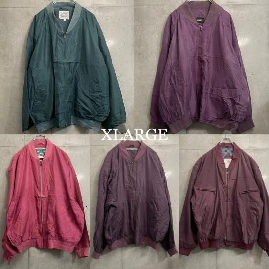 3.6(Mon) シルクブルゾンMIX (MEN'S LARGE~XLARGE)×14着set 3.6(Mon) シルクブルゾンMIX (MEN'S LARGE~XLARGE)×14着set