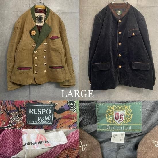 3.10(Fri) チロリアンジャケットMIX(MEN'S MEDIUM~LARGE)×10着 3.10(Fri) チロリアンジャケットMIX(MEN'S MEDIUM~LARGE)×10着