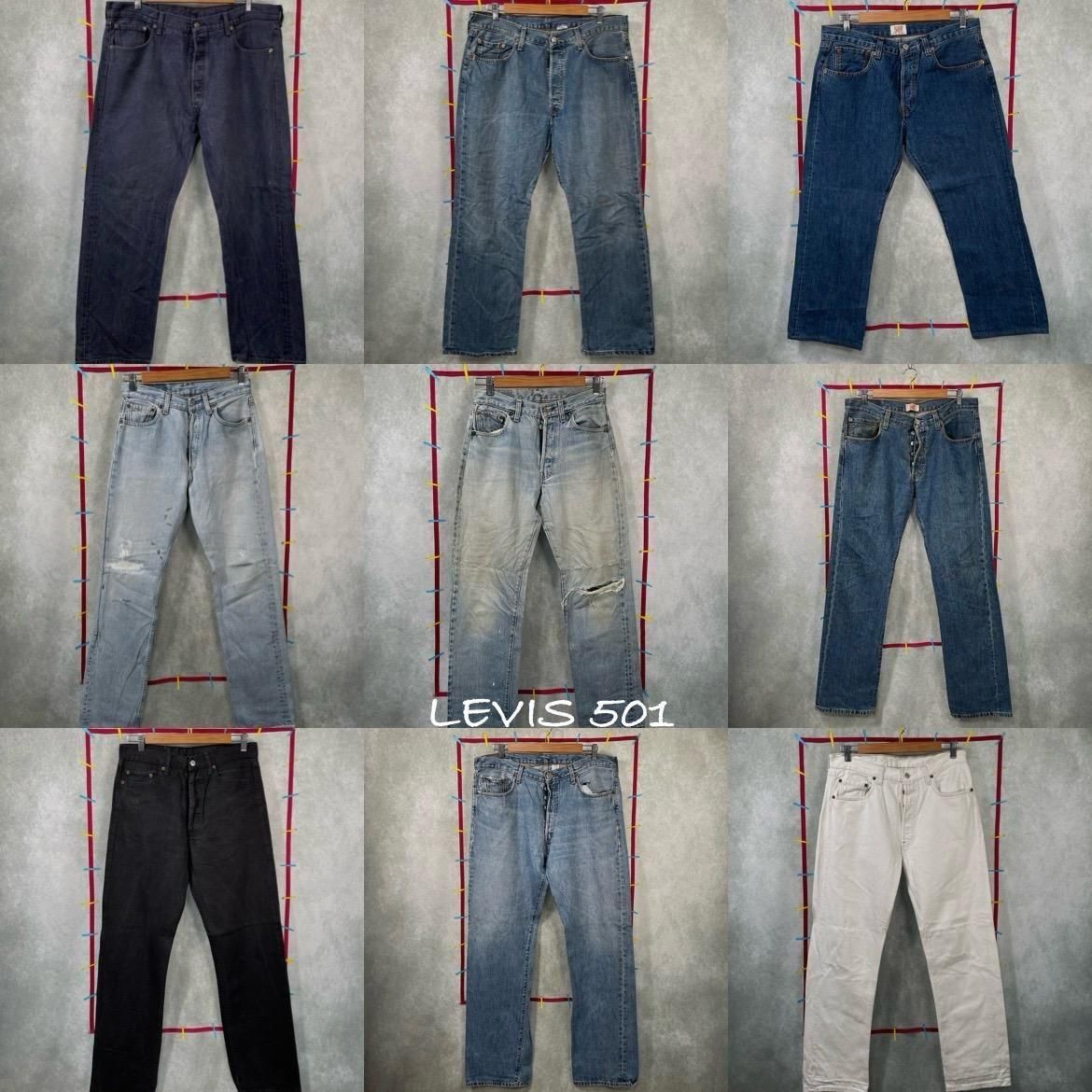 <img class='new_mark_img1' src='https://img.shop-pro.jp/img/new/icons7.gif' style='border:none;display:inline;margin:0px;padding:0px;width:auto;' />7.18(Fri) LEVI'S 501 ǥ˥ (Men's W30~W40)12set 