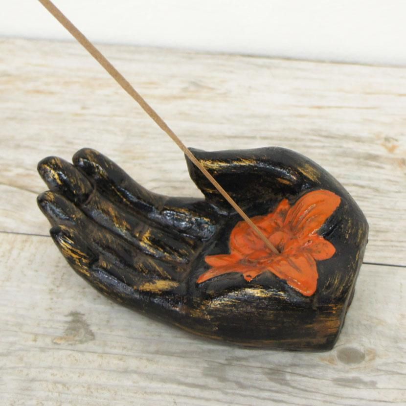 ヤナカーンblack hand お香たて