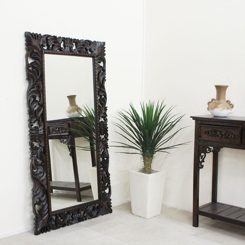 アジアン調　鏡 鏡 ウォールミラー アジアン」の人気商品一覧 | 安い商品を通販