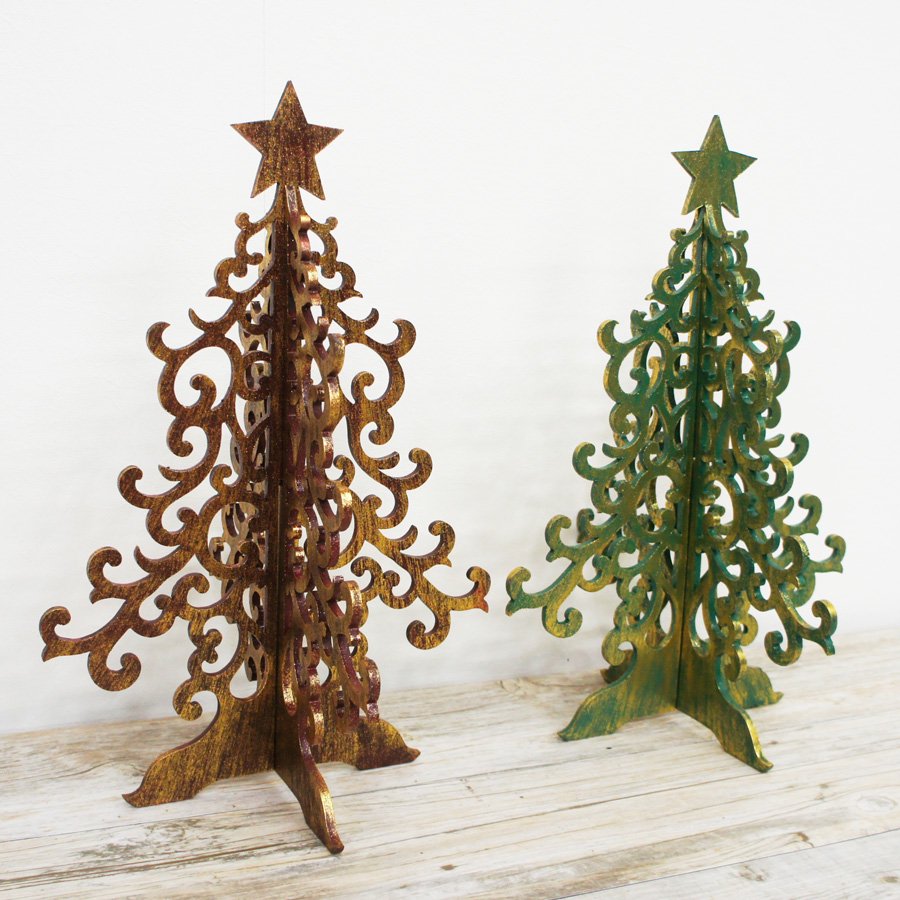 木製　クリスマスツリー
