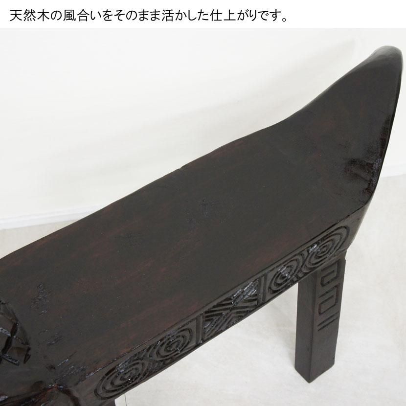 アジアン家具 ワニベンチ /W100cm/BF-008A - アジアン家具と