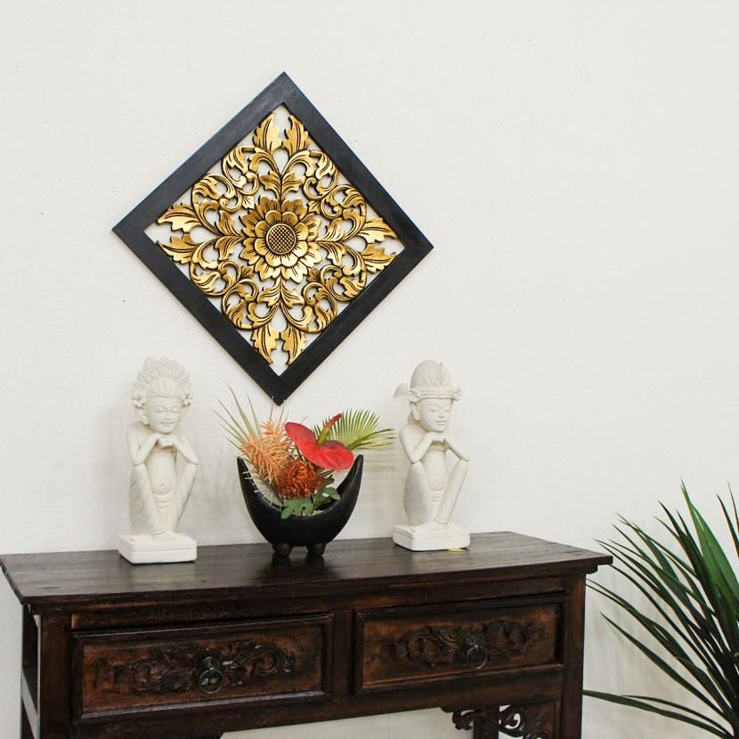 清代の花窓　骨董　アンティーク　アジアンスタイル 木製装飾パネル【No007】 清代の花窓 骨董 アンティーク アジアンスタイル 木製装飾パネル【No007】