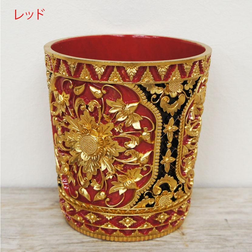 レジン小物入れ筒型 /H17cm/AZ-002 - アジアン家具とリゾート レジン小物入れ筒型 /H17cm/AZ-002 - アジアン家具とリゾート