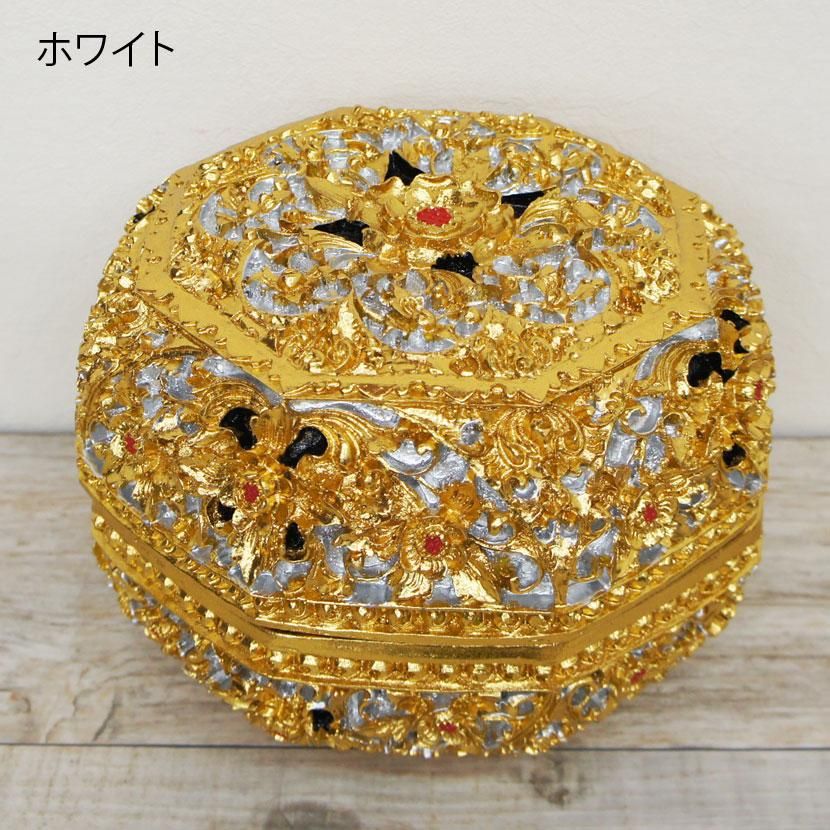 レジン小物入れ レジン小物入れ蓋付 /W24cm/AZ-003 - アジアン家具とリゾート
