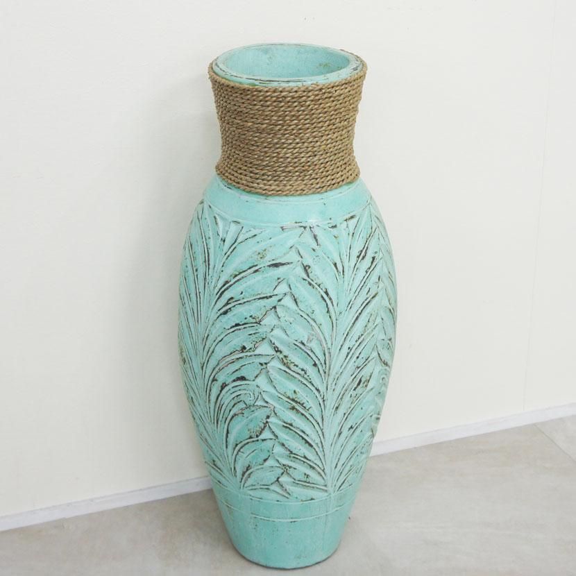特大サイズ 壺 傘立て オブジェ アジアン 陶器 インテリア おしゃれ♡ 特大サイズ 壺 傘立て オブジェ アジアン 陶器 インテリア