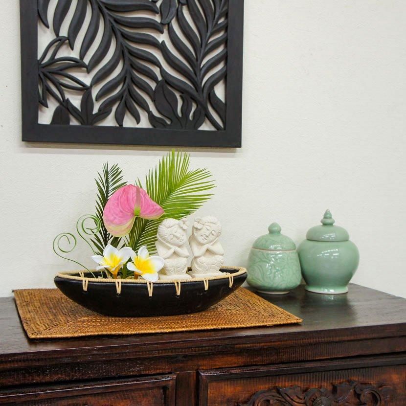 52cmオブジェインテリア雑貨北欧モダンアジアンバリアート置物ウッド木製フラワー 52cmオブジェインテリア雑貨北欧モダンアジアンバリアート置物ウッド