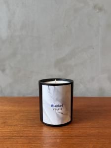 -blanket- glass candle