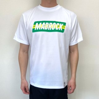 <img class='new_mark_img1' src='https://img.shop-pro.jp/img/new/icons1.gif' style='border:none;display:inline;margin:0px;padding:0px;width:auto;' />MADROCK SIGN LOGO DRY Tシャツ 【ホワイト/グリーン】