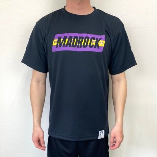 <img class='new_mark_img1' src='https://img.shop-pro.jp/img/new/icons1.gif' style='border:none;display:inline;margin:0px;padding:0px;width:auto;' />MADROCK SIGN LOGO DRY Tシャツ 【ブラック/パープル】