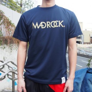 <img class='new_mark_img1' src='https://img.shop-pro.jp/img/new/icons59.gif' style='border:none;display:inline;margin:0px;padding:0px;width:auto;' />MADROCK LOGO DRY Tシャツ 【ネイビー/ゴールド】