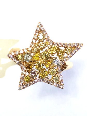 Yellow Star Ring（Medium）