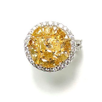 Yellow Round Ring