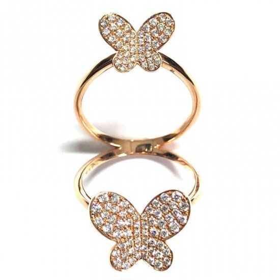 Double Butterfly Ring (PG)