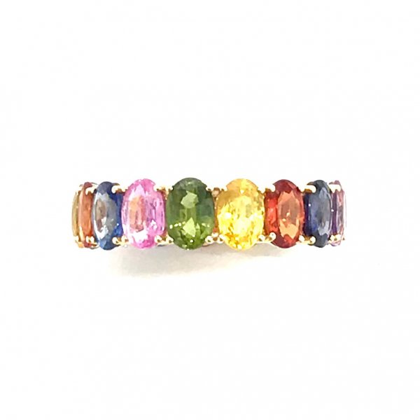 Multicolor Sapphire Ring (Large)