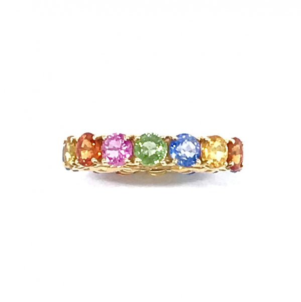 Multicolor Sapphire Ring (Small)