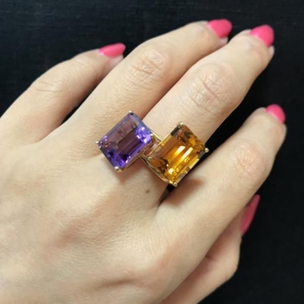 あめちゃん Ring (Amethyst) - KAJA BIJOUX