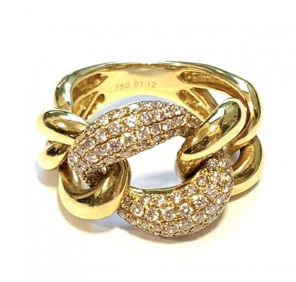 Diamond Chain Ring (YG)