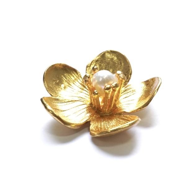 日本製・綿100% 【kaja bijoux】carrie Flower pierce | ochge.org