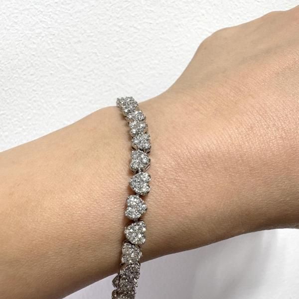 Heart Tennis Bracelet
