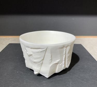 盌02 White Bizen tea bowl02