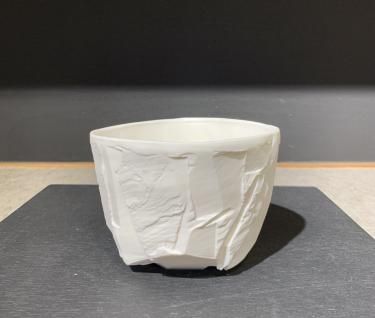 盌03 White Bizen tea bowl03