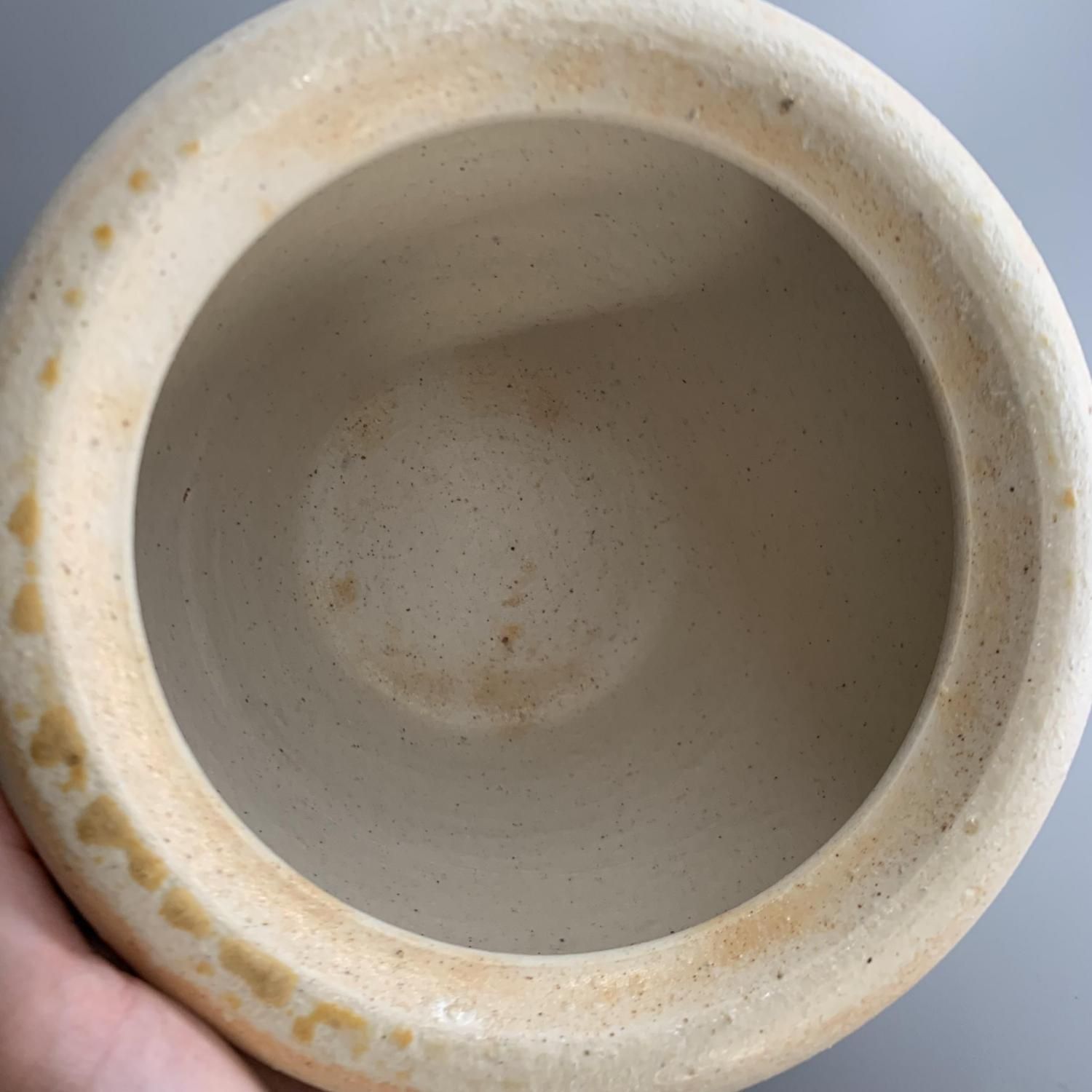 White Bizen Water Container No.1 白備前水指 No.1 - gallerykai