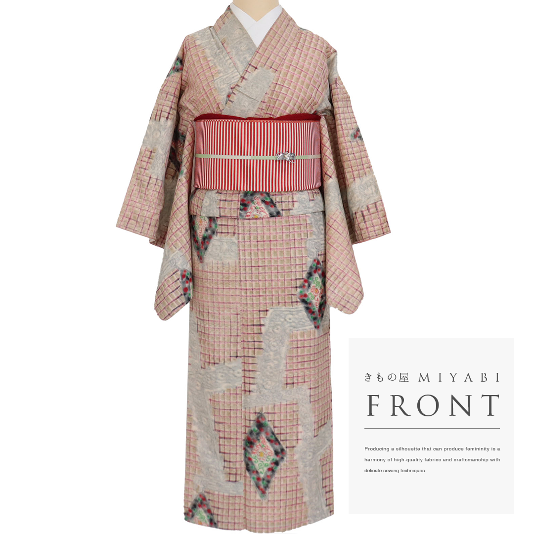 RE ARRIVAL/再入荷 アンティーク足利銘仙着物 着物・浴衣