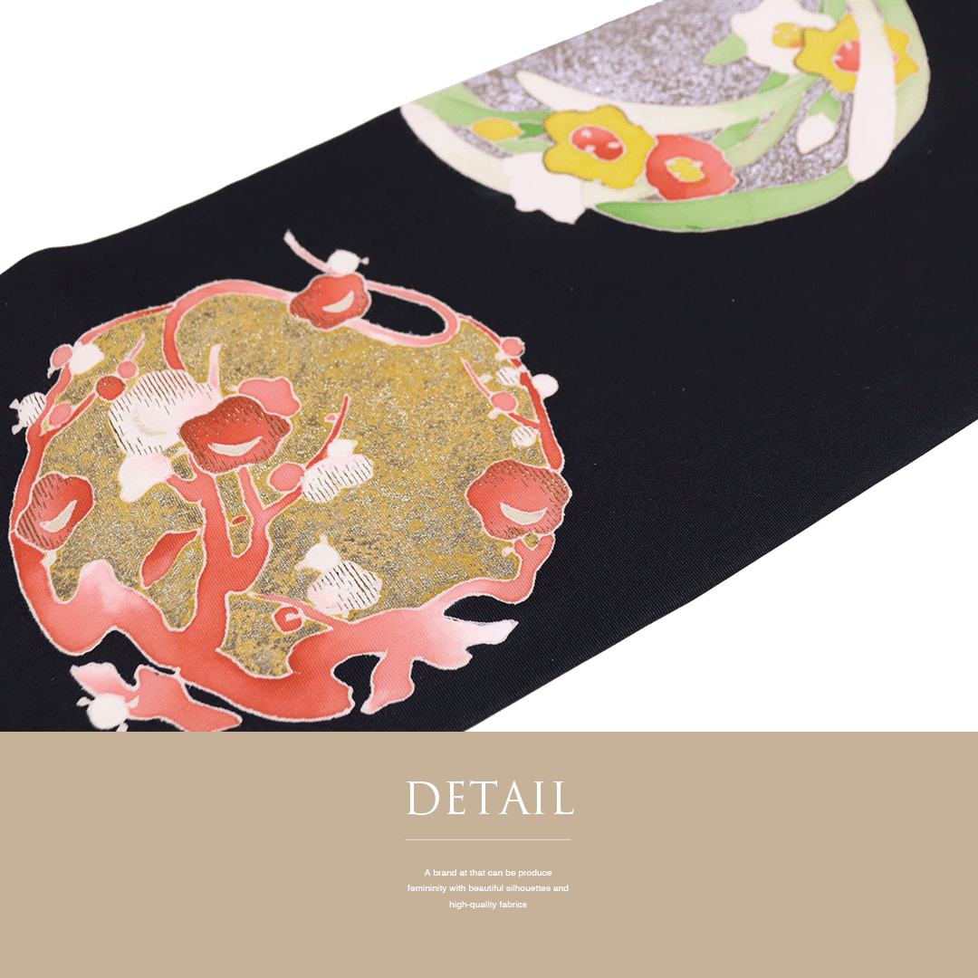 アンティーク名古屋帯　アンティーク着物 アンティーク 名古屋帯 花紋 鳥紋 着物 帯 002k - メルカリ