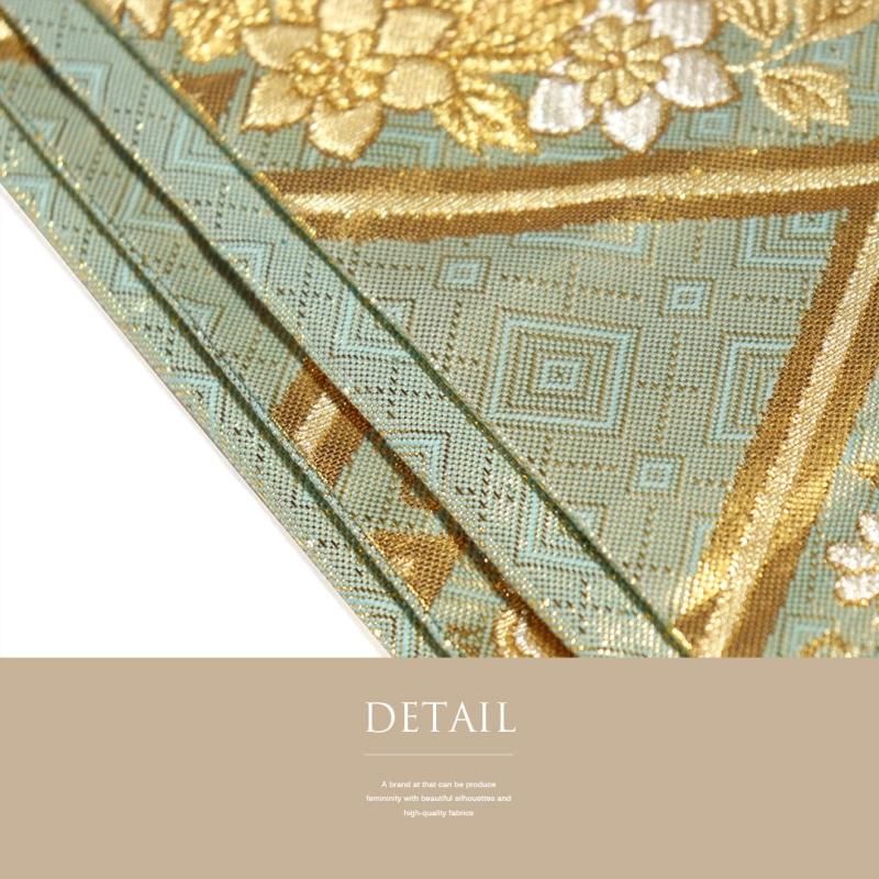 京都西陣 藤原織物 七宝 華文六通柄袋帯 京都西陣 藤原織物 七宝 華文