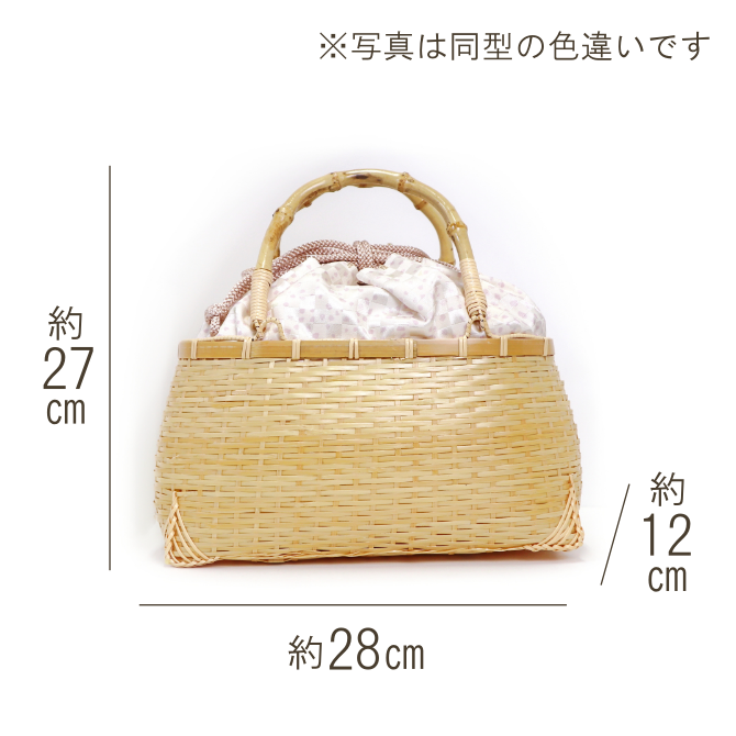 巾着付き カゴバッグ 浴衣 夏着物 2Way ナチュラル ブルー 夏 巾着付き カゴバッグ 浴衣 夏着物 2Way ナチュラル ブルー 夏