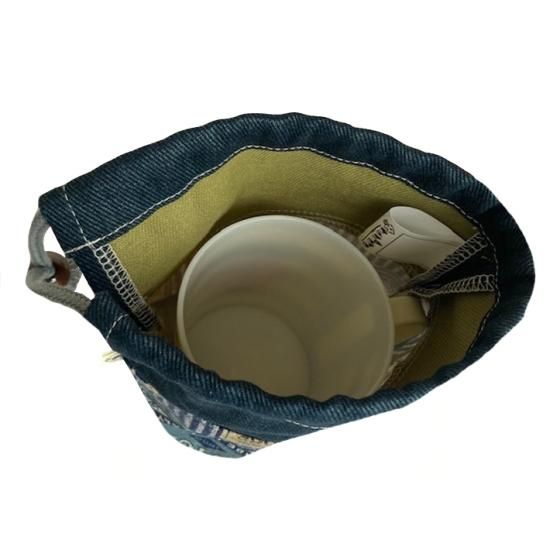 選べる♪ 巾着小 ハンドメイド 手作り 自社工場 日本製 コップ袋