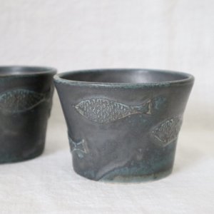 fuji-gallery　陶器　フリーカップ（緑）