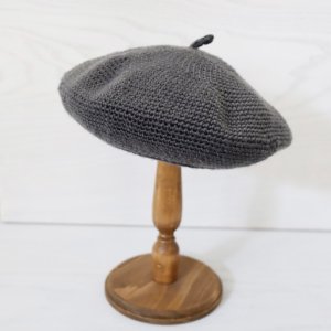 amber    ウール  ベレー帽（charcoal）