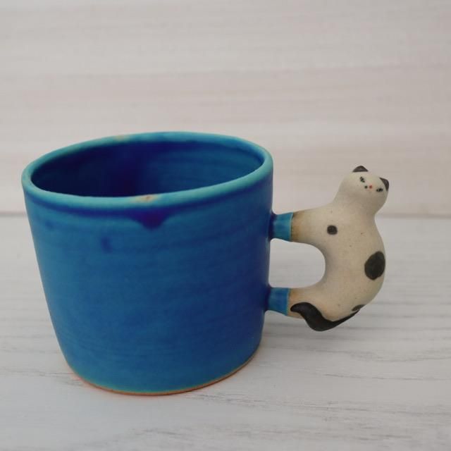 足田メロウさん　プレート　たぬき　青 足田メロウさん プレート たぬき 青