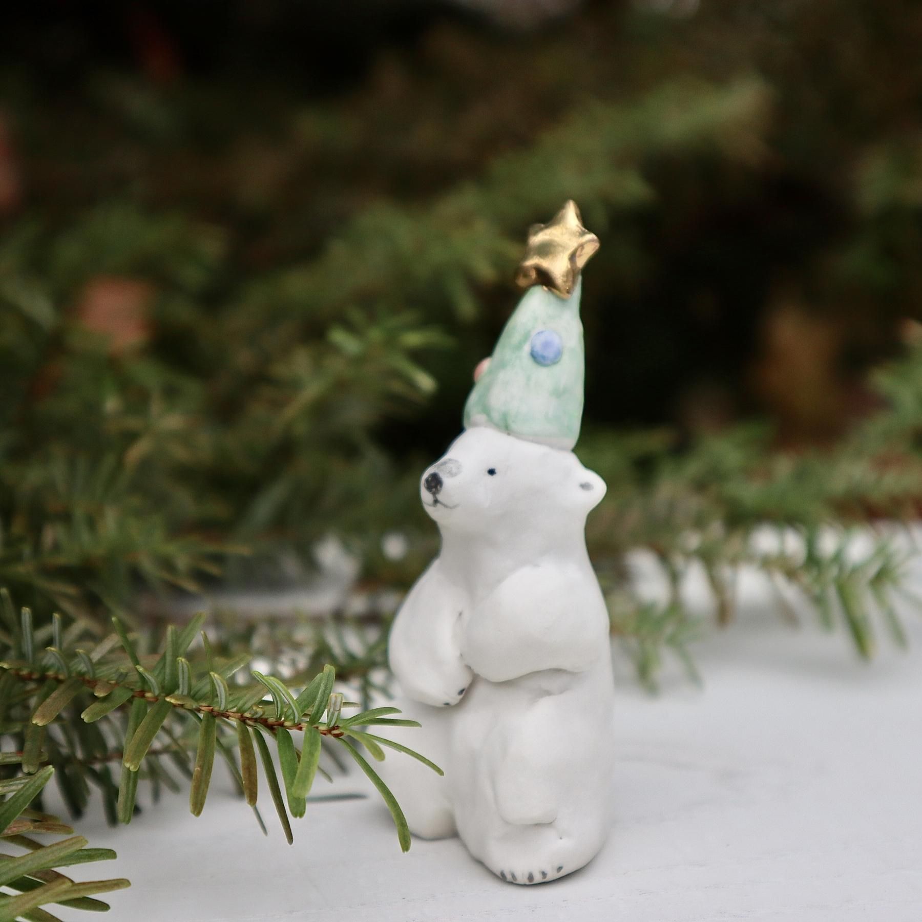 村井陽子 白くまとツリー | aoi door