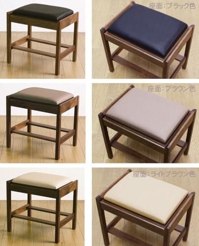 スツールとサイドテーブルの2WAY天然木ウォールナット ソフトレザー 日本製 スツールとサイドテーブルの2WAY天然木ウォールナット ソフト