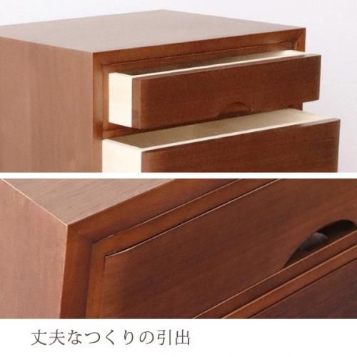仏壇 台 チェスト 4型 天然木 ウォールナット材 幅44cm 高さ80cm