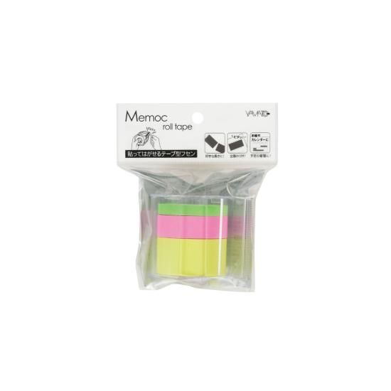 メモックロールテープ25mm 15mm 7mm 幅 カッター付き | - YAMATO メモックロールテープ25mm 15mm 7mm 幅 カッター付き | - YAMATO