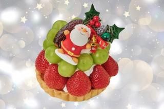 いちご　1204040 クリスマス限定SALE 原宿店限定！いちごシャインのクリスマスタルト 4号(直径12cm)
