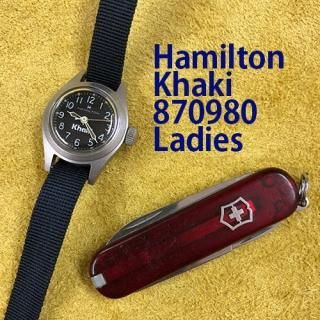 超希少品　真のビンテージ　Hamilton Khaki ブラック 逸品 - メッケルン - mekkerun