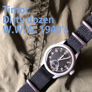 Timor WWW Dirty Dozen British Army Wristwatch 1940's  פΥꥸʥ륳ǥ