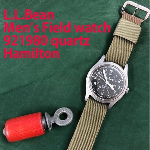 hamilton l.l.bean field watch エルエルビーンベルト長さ