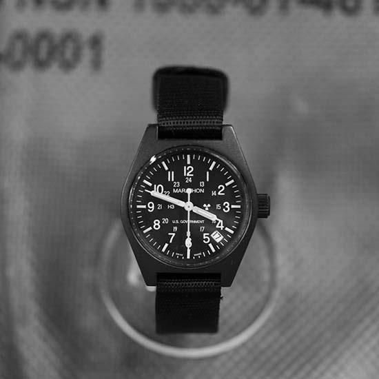 MARATHON MIL-PRF-46374G 稼働品 Marathon Navigator Stainless Steel Quartz IAW MIL-PRF-46374G