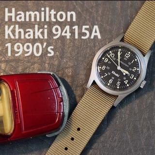 <img class='new_mark_img1' src='https://img.shop-pro.jp/img/new/icons50.gif' style='border:none;display:inline;margin:0px;padding:0px;width:auto;' />Hamilton Khaki  9415A