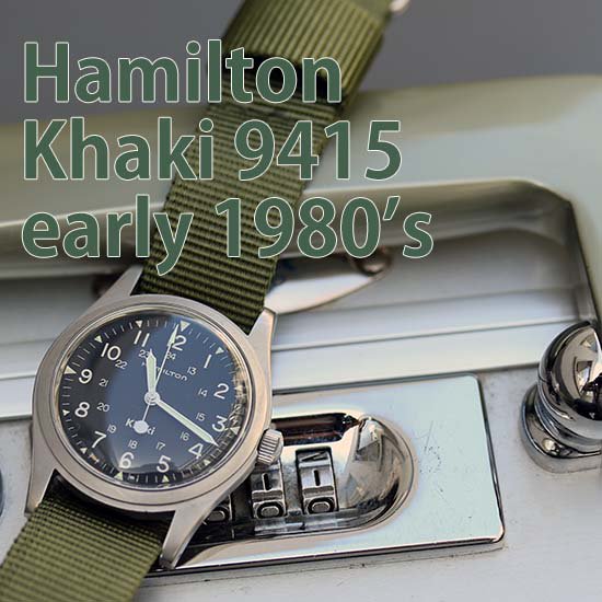 美しいケースデザイン HAMILTON Khaki 9415 - メッケルン - mekkerun