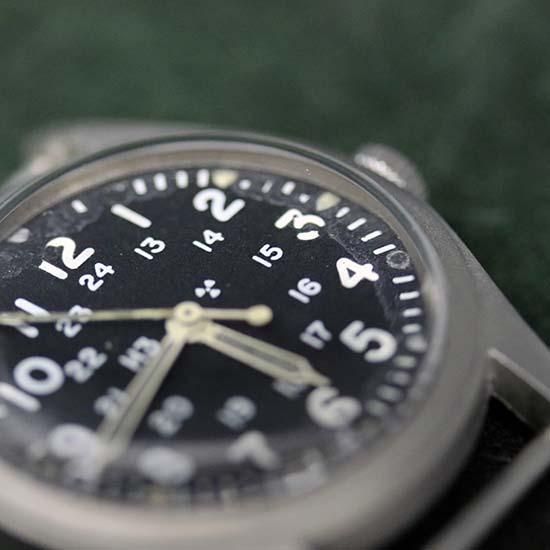40年の経年を愉しむ MIL-W-46374B 1982 HAMILTON MODEL 40年の経年を愉しむ MIL-W-46374B 1982 HAMILTON MODEL
